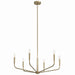 Myhouse Lighting Kichler - 52718CPZ - Six Light Chandelier - Madden - Champagne Bronze