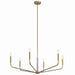 Myhouse Lighting Kichler - 52719CPZ - Six Light Chandelier - Madden - Champagne Bronze