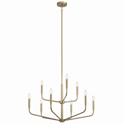 Myhouse Lighting Kichler - 52720CPZ - Nine Light Chandelier - Madden - Champagne Bronze