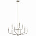 Myhouse Lighting Kichler - 52720NI - Nine Light Chandelier - Madden - Brushed Nickel