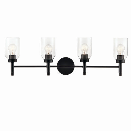 Myhouse Lighting Kichler - 55186BK - Four Light Vanity - Madden - Black