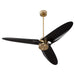 Myhouse Lighting Oxygen - 3-127-40 - 60"Ceiling Fan - Xega - Aged Brass