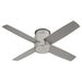 Myhouse Lighting Oxygen - 3-128-24 - 44"Ceiling Fan - Oslo Hugger - Satin Nickel