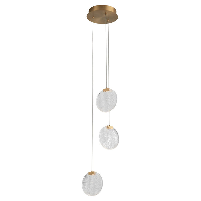 Myhouse Lighting Oxygen - 3-6050-40 - LED Pendant - Axiom - Aged Brass