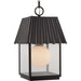 Myhouse Lighting Progress Lighting - P550117-108 - One Light Outdoor Hanging Lantern - Point Dume-Hook Pond - Oil Rubbed Bronze