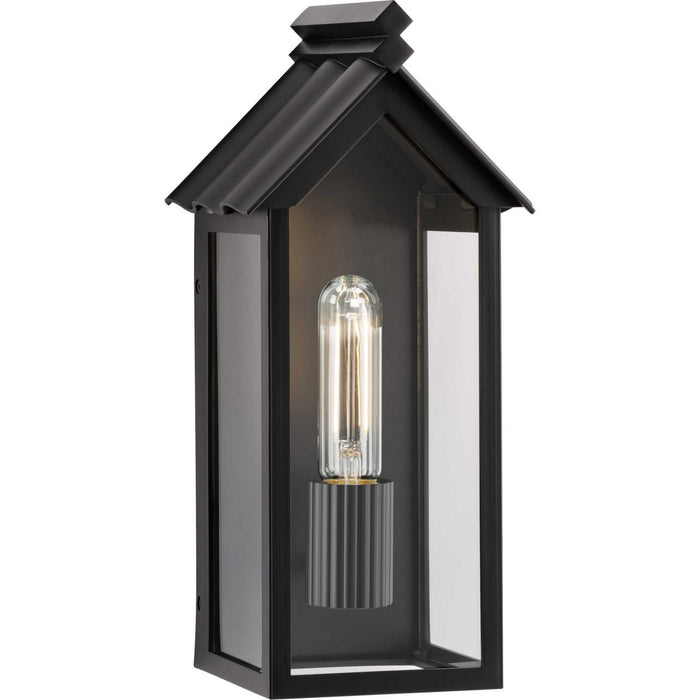 Myhouse Lighting Progress Lighting - P560303-31M - One Light Outdoor Wall Lantern - Point Dume-Dunemere - Matte Black