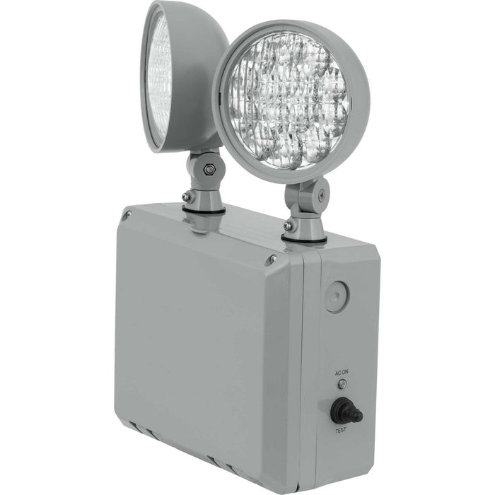 Myhouse Lighting Progress Lighting - PE2WL-82 - LED Emergency Lighting Fixture - Exit Signs - Metallic Gray