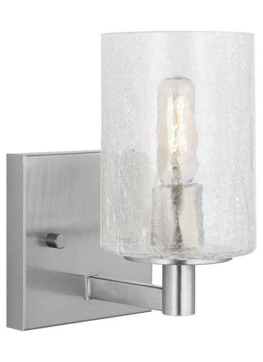 Myhouse Lighting Generation Lighting  - GLV1031BS - One Light Wall / Bath Sconce - Parker - Brushed Steel