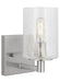 Myhouse Lighting Generation Lighting  - GLV1031BS - One Light Wall / Bath Sconce - Parker - Brushed Steel