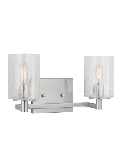 Myhouse Lighting Generation Lighting  - GLV1032BS - Two Light Wall / Bath - Parker - Brushed Steel