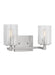 Myhouse Lighting Generation Lighting  - GLV1032BS - Two Light Wall / Bath - Parker - Brushed Steel