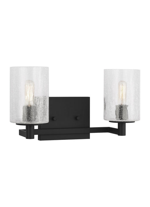 Myhouse Lighting Generation Lighting  - GLV1032MBK - Two Light Wall / Bath - Parker - Midnight Black