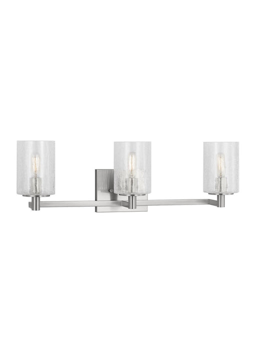Myhouse Lighting Generation Lighting  - GLV1033BS - Three Light Wall / Bath - Parker - Brushed Steel