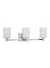 Myhouse Lighting Generation Lighting  - GLV1033CH - Three Light Wall / Bath - Parker - Chrome