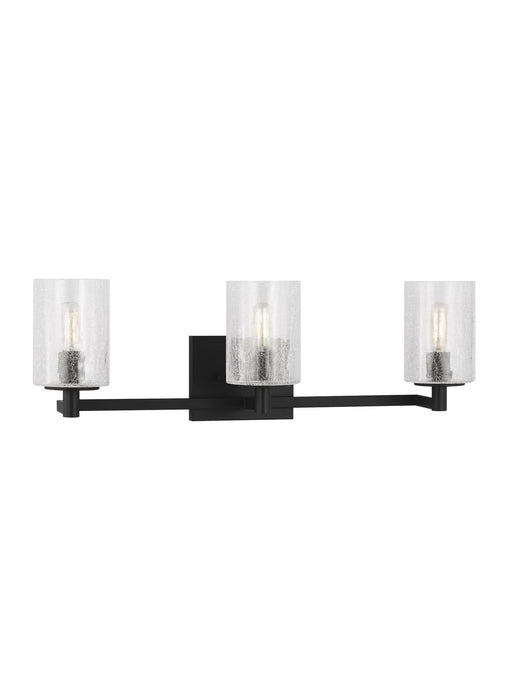 Myhouse Lighting Generation Lighting  - GLV1033MBK - Three Light Wall / Bath - Parker - Midnight Black