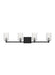 Myhouse Lighting Generation Lighting  - GLV1034MBK - Four Light Wall / Bath - Parker - Midnight Black