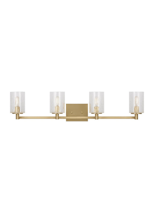 Myhouse Lighting Generation Lighting  - GLV1034SB - Four Light Wall / Bath - Parker - Satin Bronze