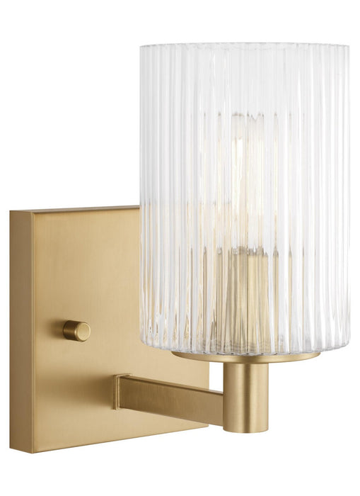 Myhouse Lighting Generation Lighting  - GLV1041SB - One Light Wall / Bath Sconce - Lando - Satin Bronze