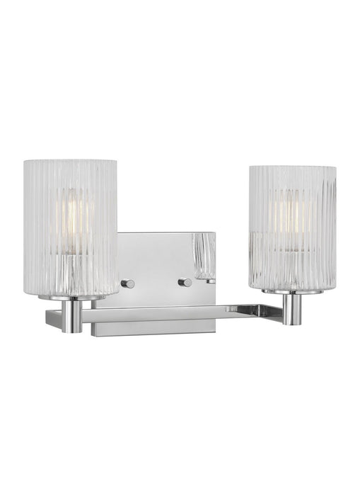 Myhouse Lighting Generation Lighting  - GLV1042CH - Two Light Wall / Bath - Lando - Chrome
