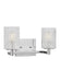 Myhouse Lighting Generation Lighting  - GLV1042CH - Two Light Wall / Bath - Lando - Chrome
