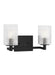 Myhouse Lighting Generation Lighting  - GLV1042MBK - Two Light Wall / Bath - Lando - Midnight Black