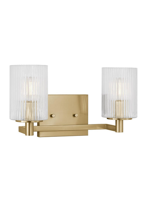 Myhouse Lighting Generation Lighting  - GLV1042SB - Two Light Wall / Bath - Lando - Satin Bronze