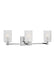 Myhouse Lighting Generation Lighting  - GLV1043CH - Three Light Wall / Bath - Lando - Chrome