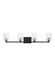 Myhouse Lighting Generation Lighting  - GLV1044MBK - Four Light Wall / Bath - Lando - Midnight Black