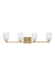 Myhouse Lighting Generation Lighting  - GLV1044SB - Four Light Wall / Bath - Lando - Satin Bronze