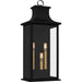 Myhouse Lighting Quoizel - ABY8409MBK - Three Light Outdoor Wall Mount - Abernathy - Matte Black