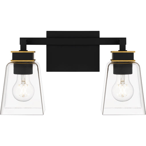 Myhouse Lighting Quoizel - ALY8615MBK - Two Light Bath - Almany - Matte Black