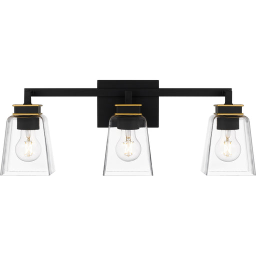 Myhouse Lighting Quoizel - ALY8623MBK - Three Light Bath - Almany - Matte Black