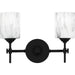 Myhouse Lighting Quoizel - ARI8615MBK - Two Light Bath - Aria - Matte Black