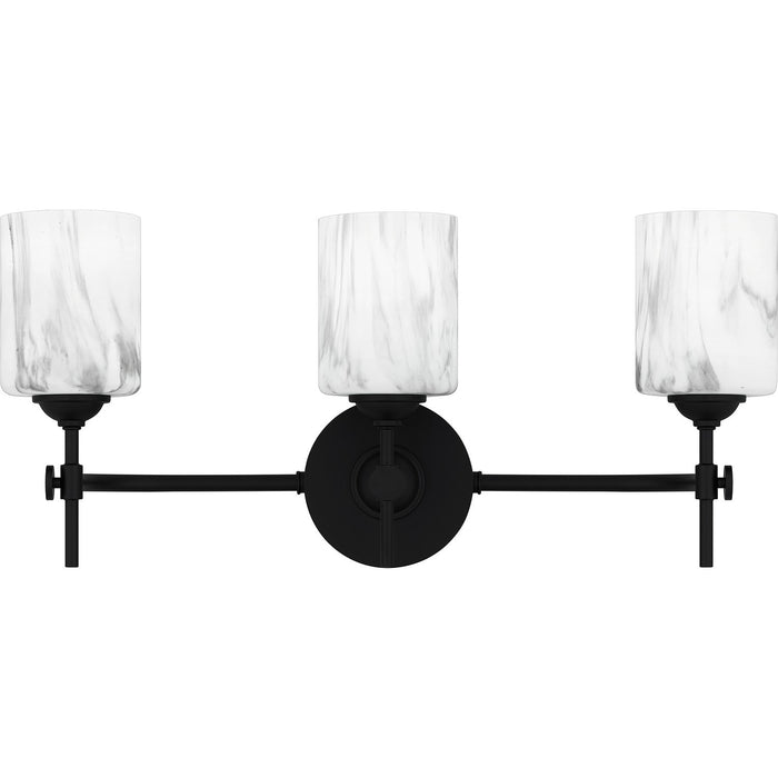 Myhouse Lighting Quoizel - ARI8622MBK - Three Light Bath - Aria - Matte Black