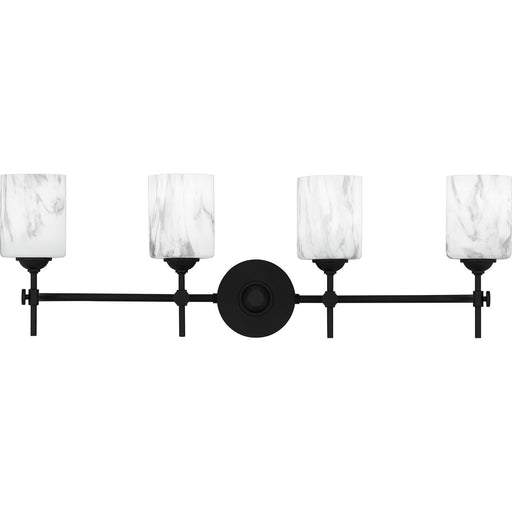 Myhouse Lighting Quoizel - ARI8631MBK - Four Light Bath - Aria - Matte Black