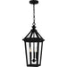 Myhouse Lighting Quoizel - BLV1909MBK - Three Light Outdoor Hanging Lantern - Boulevard - Matte Black