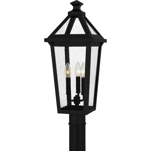 Myhouse Lighting Quoizel - BLV9009MBK - Three Light Outdoor Post Mount - Boulevard - Matte Black