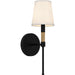 Myhouse Lighting Quoizel - BYL8705MBK - One Light Wall Sconce - Bayside - Matte Black