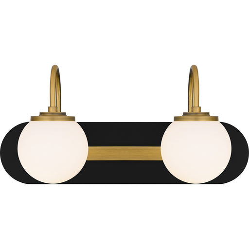 Myhouse Lighting Quoizel - DES8618MBK - Two Light Bath - Desmond - Matte Black