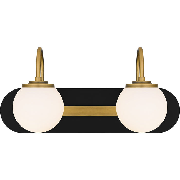 Myhouse Lighting Quoizel - DES8618MBK - Two Light Bath - Desmond - Matte Black