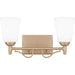 Myhouse Lighting Quoizel - ESR8616BGD - Two Light Bath - Esther - Bronze Gold