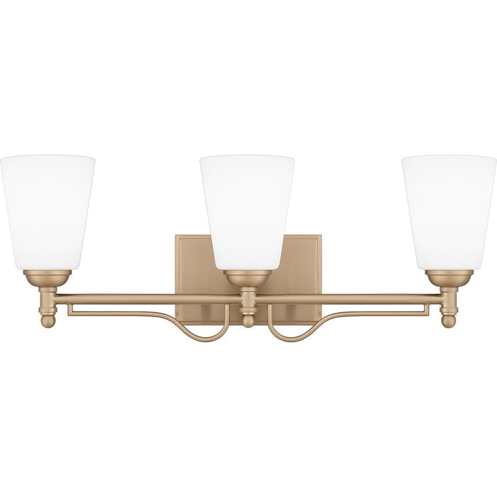 Myhouse Lighting Quoizel - ESR8623BGD - Three Light Bath - Esther - Bronze Gold