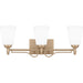 Myhouse Lighting Quoizel - ESR8623BGD - Three Light Bath - Esther - Bronze Gold