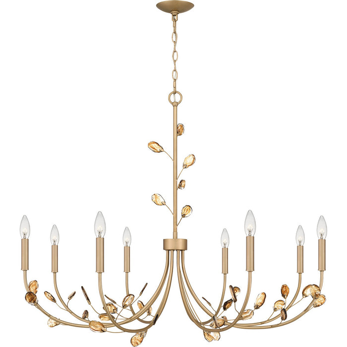 Myhouse Lighting Quoizel - HEI5040BGD - Eight Light Chandelier - Heiress - Bronze Gold