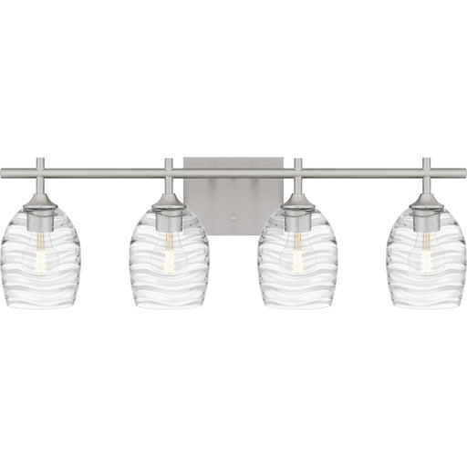 Myhouse Lighting Quoizel - LCY8629BN - Four Light Bath - Lucy - Brushed Nickel