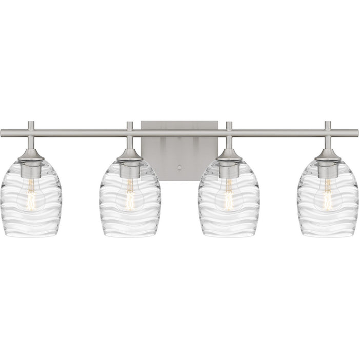 Myhouse Lighting Quoizel - LCY8629BN - Four Light Bath - Lucy - Brushed Nickel