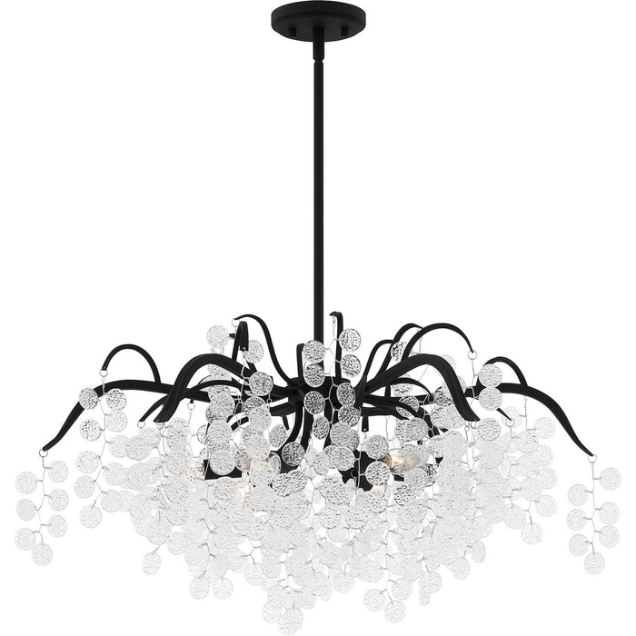 Myhouse Lighting Quoizel - MAP5028EK - Six Light Chandelier - Maple - Earth Black