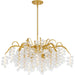 Myhouse Lighting Quoizel - MAP5028GFL - Six Light Chandelier - Maple - Gold Leaf