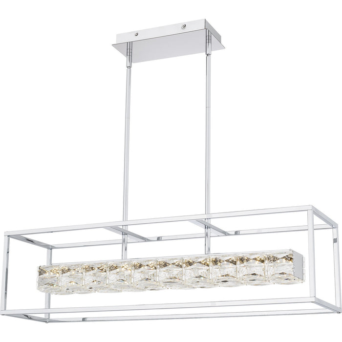 Myhouse Lighting Quoizel - PCDZ136C - LED Linear Chandelier - Dazzle - Polished Chrome