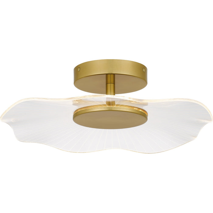 Myhouse Lighting Quoizel - PCIB1718BRG - LED Semi Flush Mount - Ibis - Brushed Gold